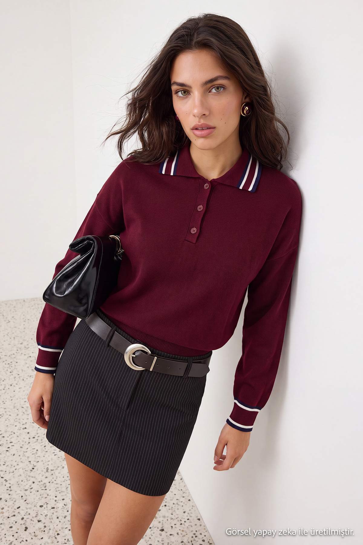 Džemper TWOAW26KZ00238 - bordo