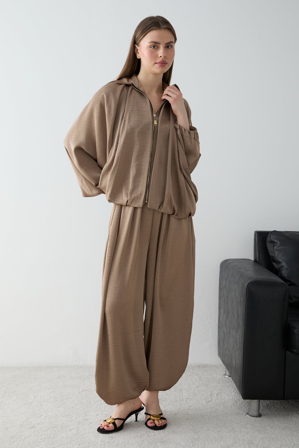 Pantalone TWOAW26AU00114 - vizon