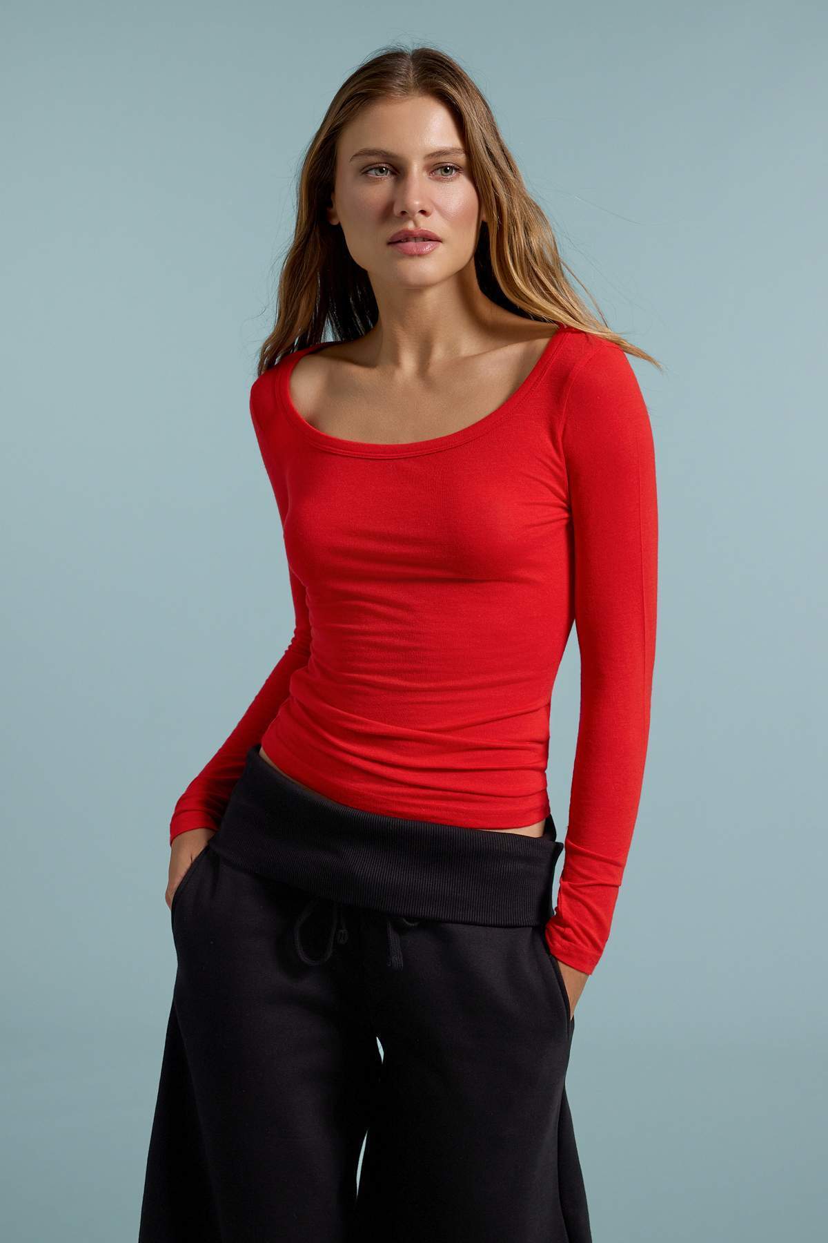Bluze TWOAW27BZ00179 - crvena