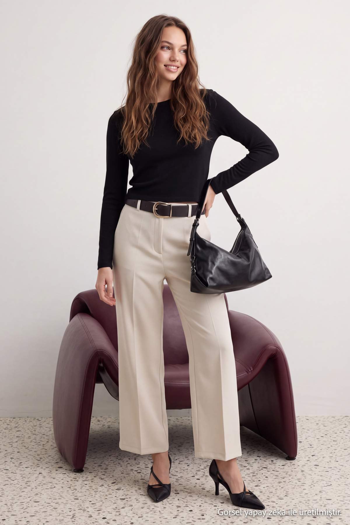 Pantalone TWOSS26PL00072 - kamen [djesi-src-d60fd4930ec8f86c0d3e86bc00fa4f6546cf9af45569881031a1c1d02623a3ec]