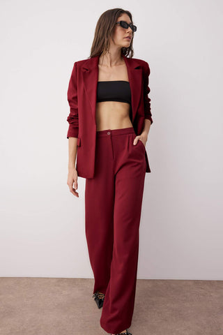 Pantalone TWOAW22PL0139 - bordo [djesi-src-e60417191e56ff445f1b54061f460a12091b3292630a5949f9cc035eb9ef305a]