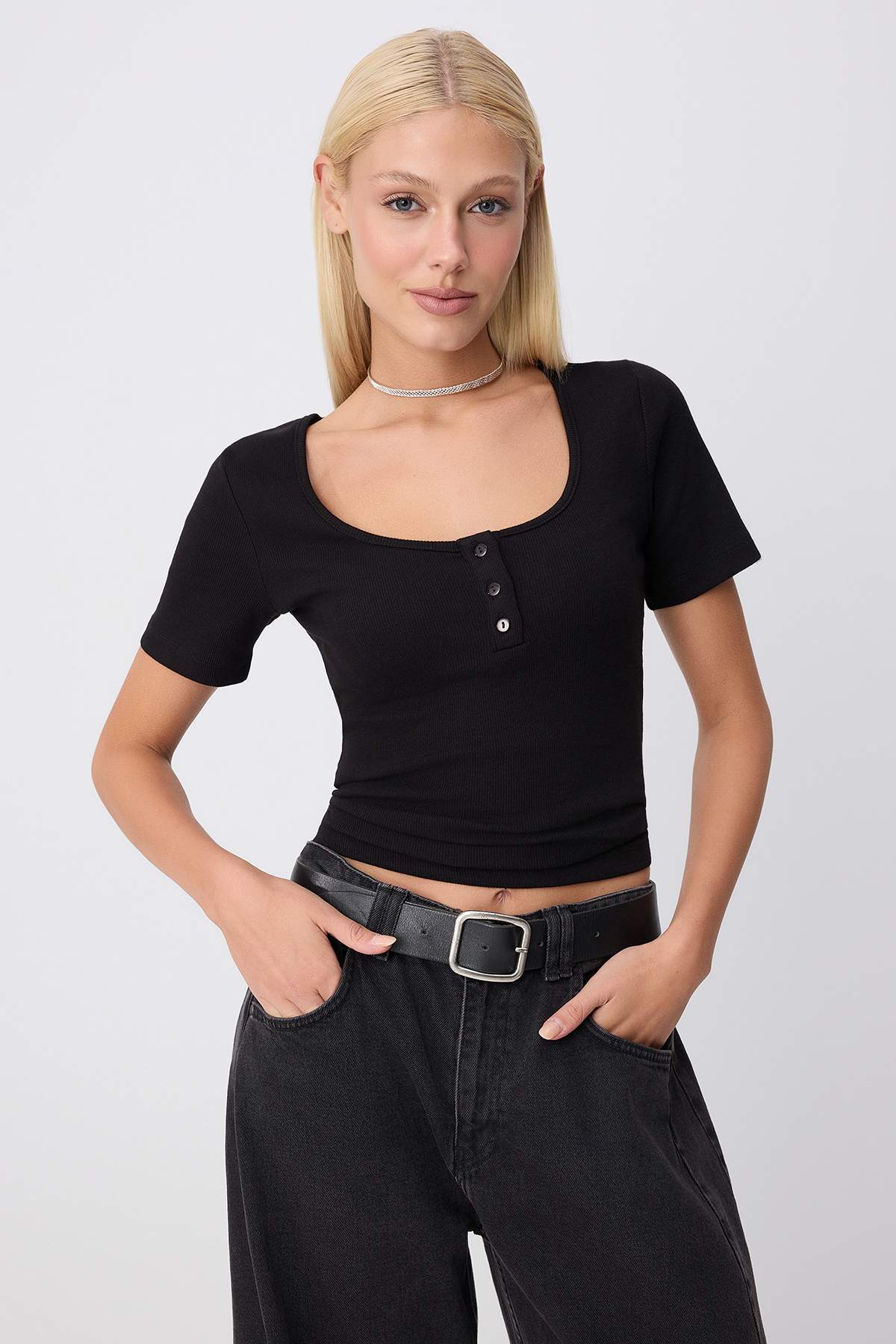 Bluze TWOSS26BZ00941 - crna