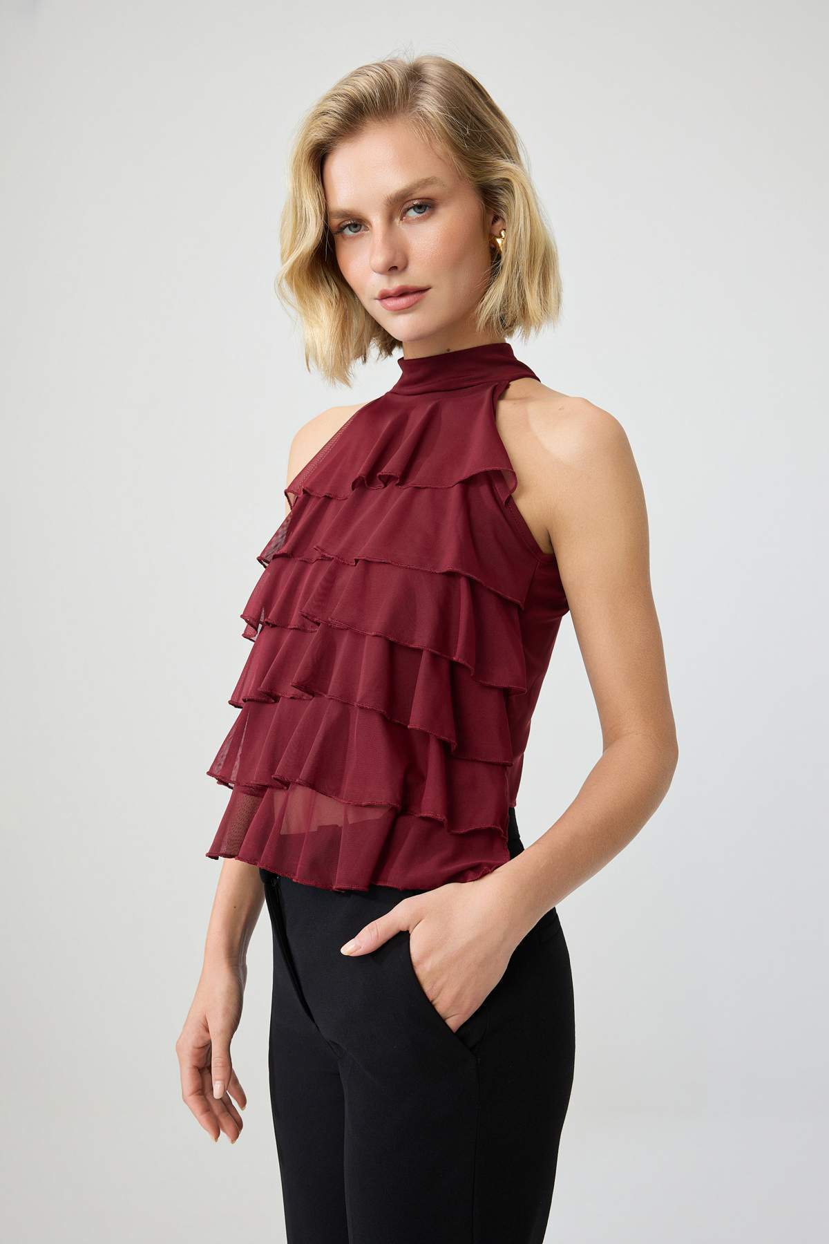 Bluze TWOSS26BZ00820 - bordo