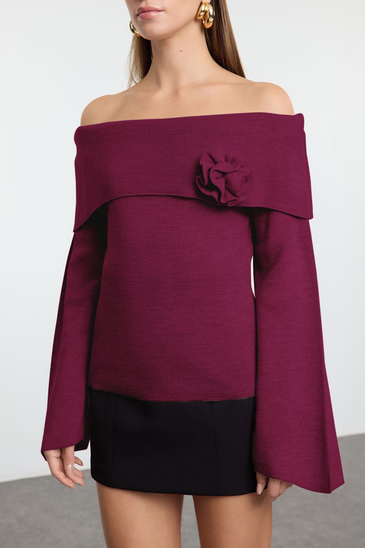 Džemper TWOAW25KZ00373 - bordo