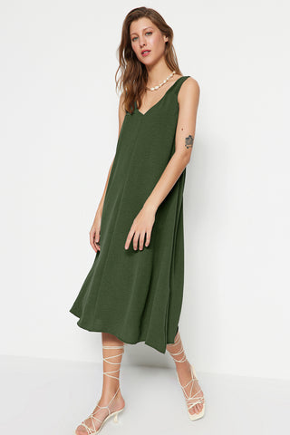 Haljine TWOSS23EL00882 - khaki