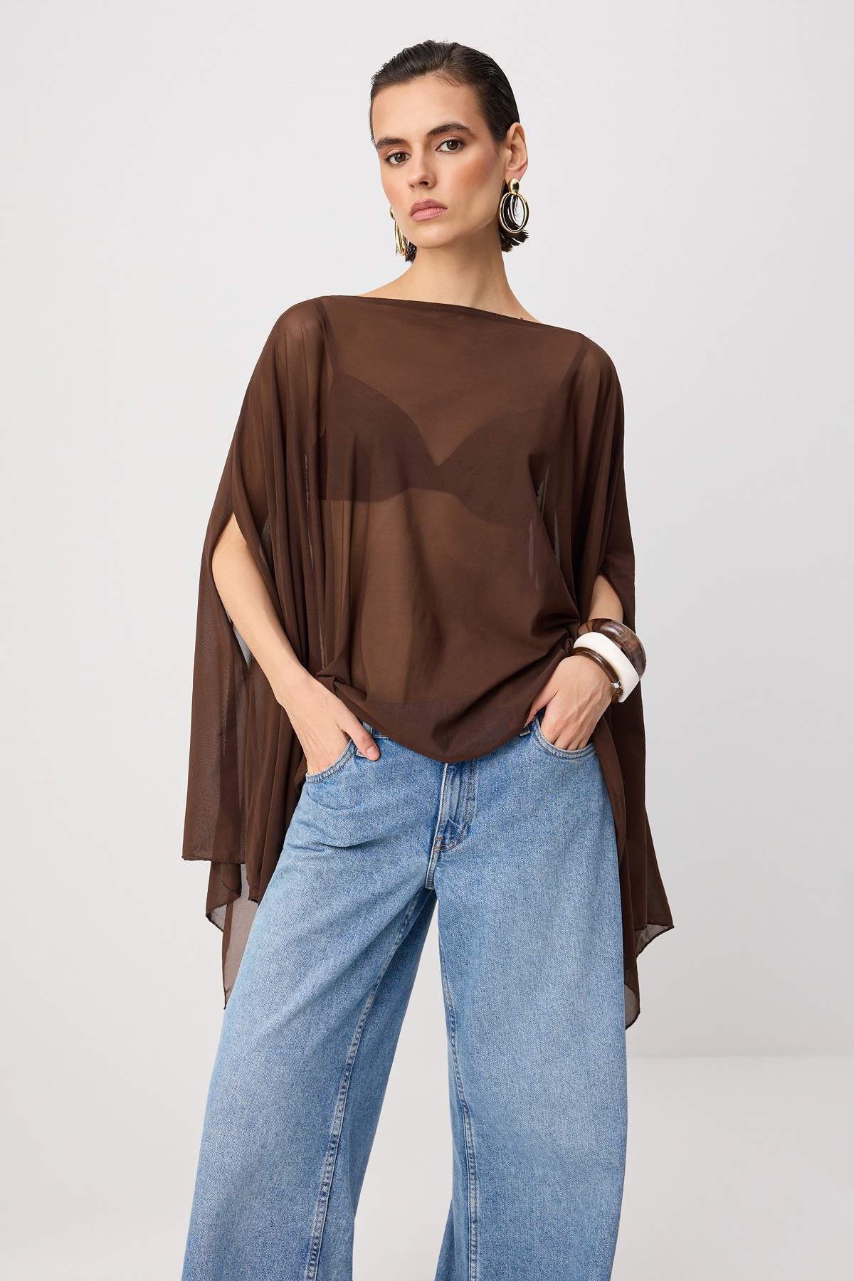 Bluze TWOSS26BZ01039 - braon