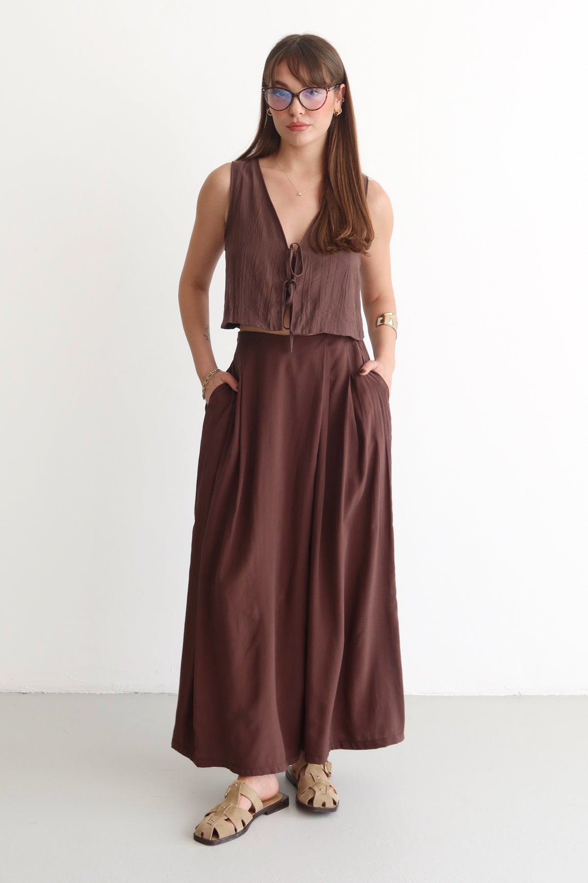 Pantalone TWOSS26PL00081 - braon [djesi-src-ab884a6c1729065ae0a4874036acd2833f66abc049c2d398fc90f74263f3582e]