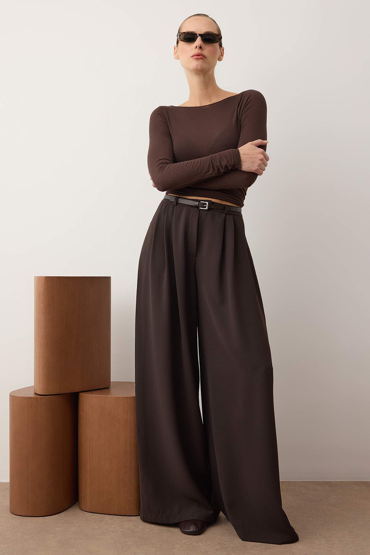 Pantalone TWOAW25PL00032 - braon [djesi-src-f5b1b64aa7232743ae31c7caf7bd1855453cb685874bf52d402dd9381c448bed]