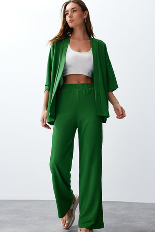 Pantalone TWOSS24AU00091 - zelena