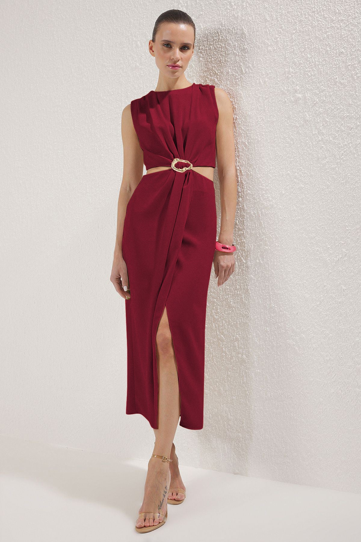 Haljine TWOSS25EL00017 - bordo