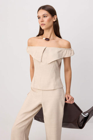 Bluze TWOSS26AU00221 - bež