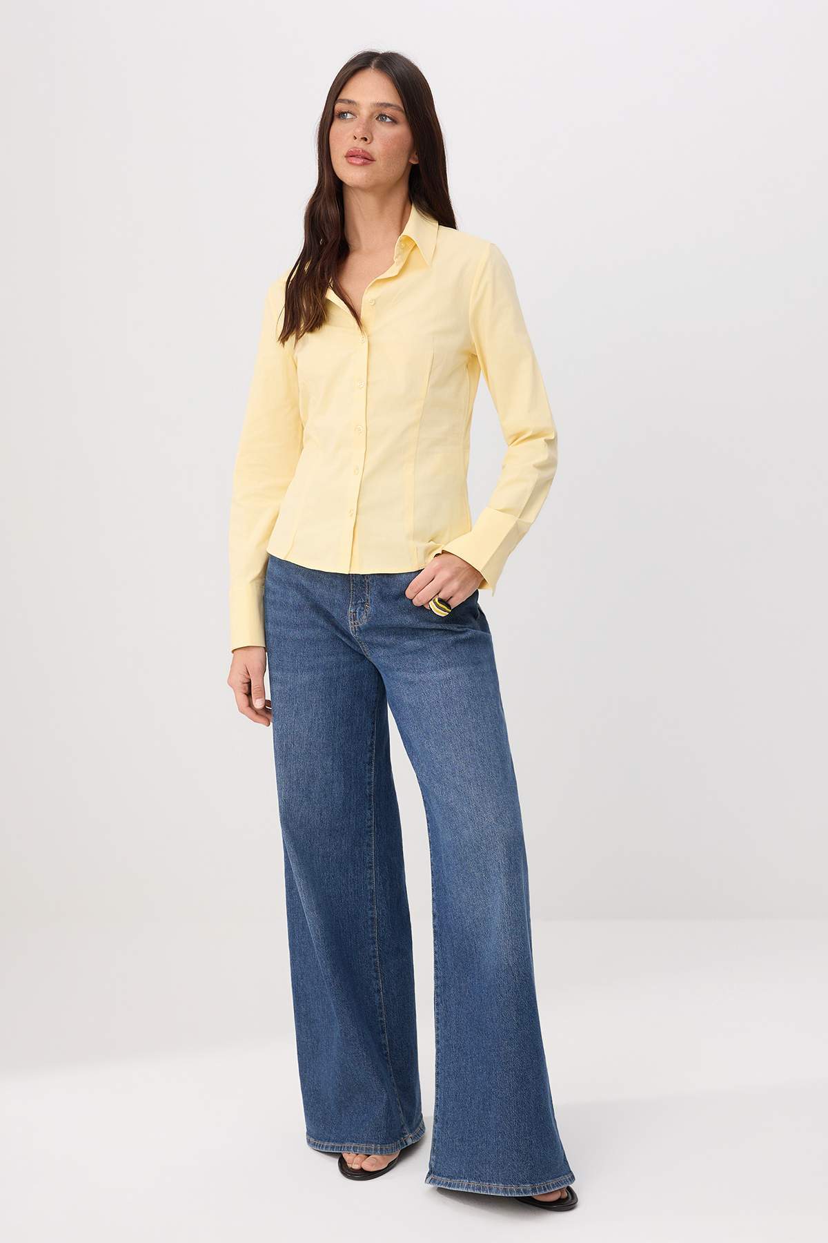 Košulje TWOAW26GO00022 - žuta [djesi-src-fbd5c652f146b101f168126b0fff7c989a1b6fb6c0992011db2719a9968a0f70]