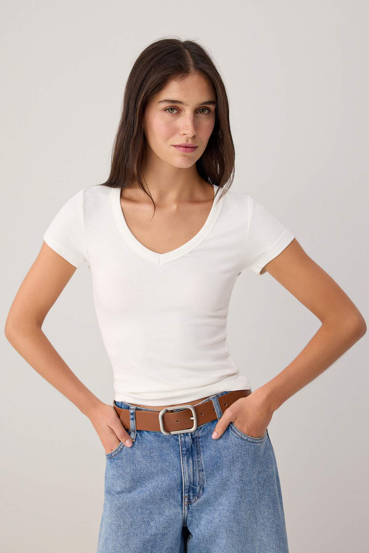 Bluze TWOSS26BZ01007 - ekru