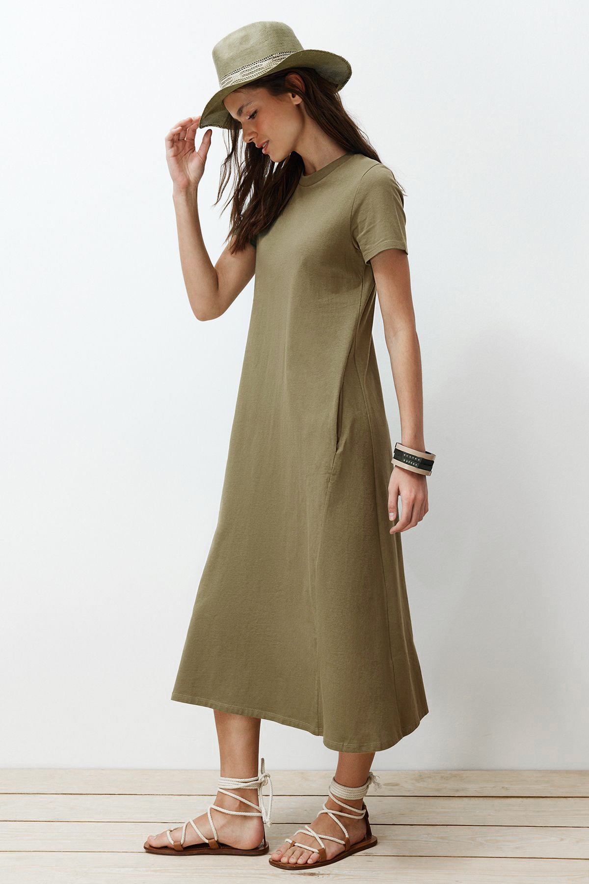 Haljine TWOSS24EL00169 - khaki