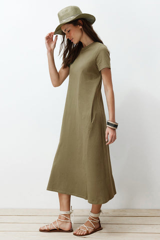 Haljine TWOSS24EL00169 - khaki