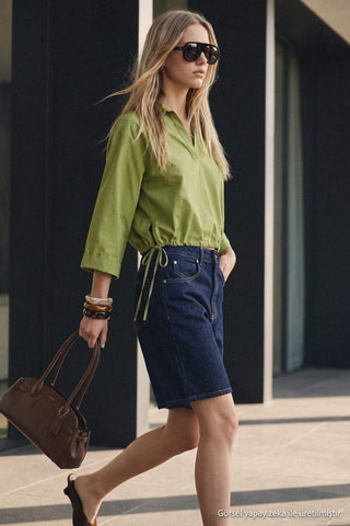 Bluze TWOSS26BZ01087 - zelena