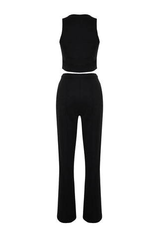 Pantalone TWOSS24AU00017 - crna