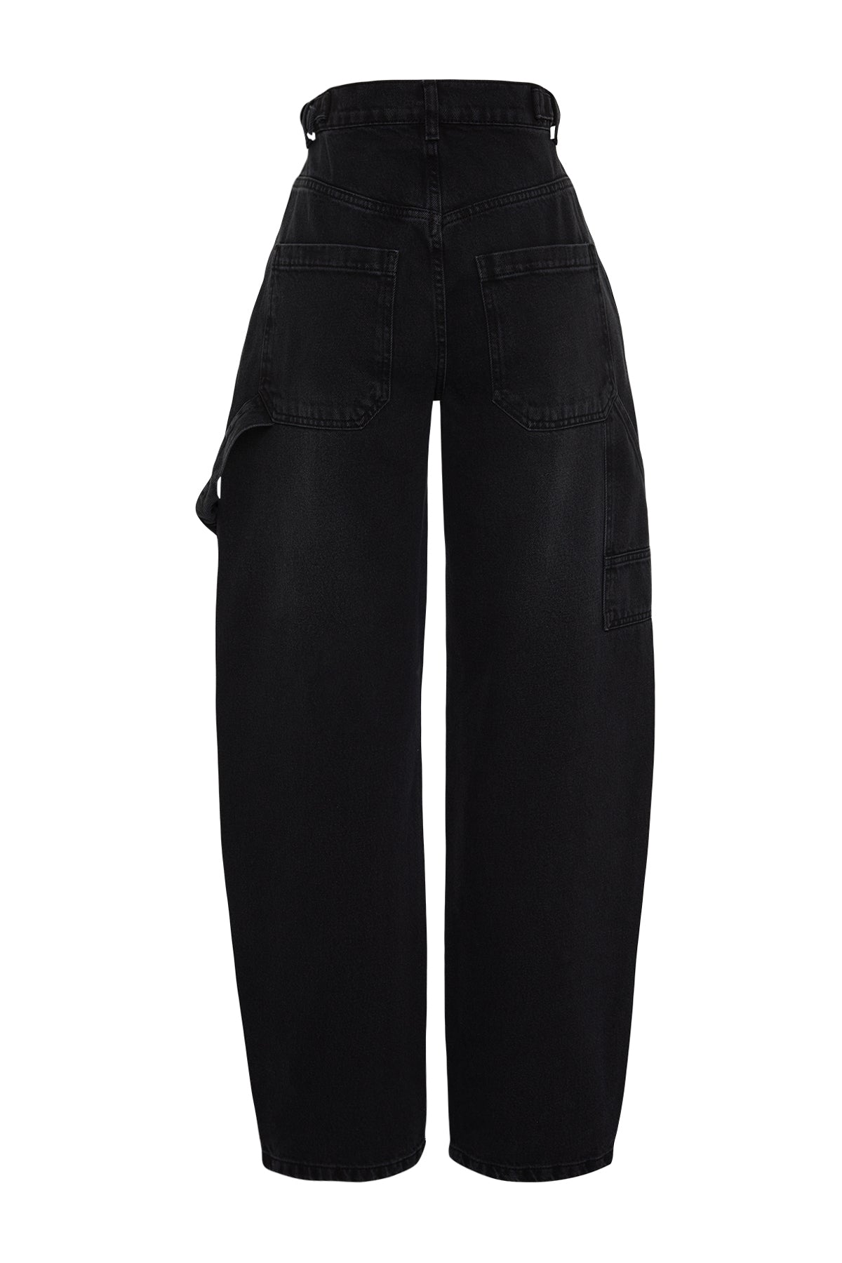 Farmerke TWOAW24JE00308 - crna