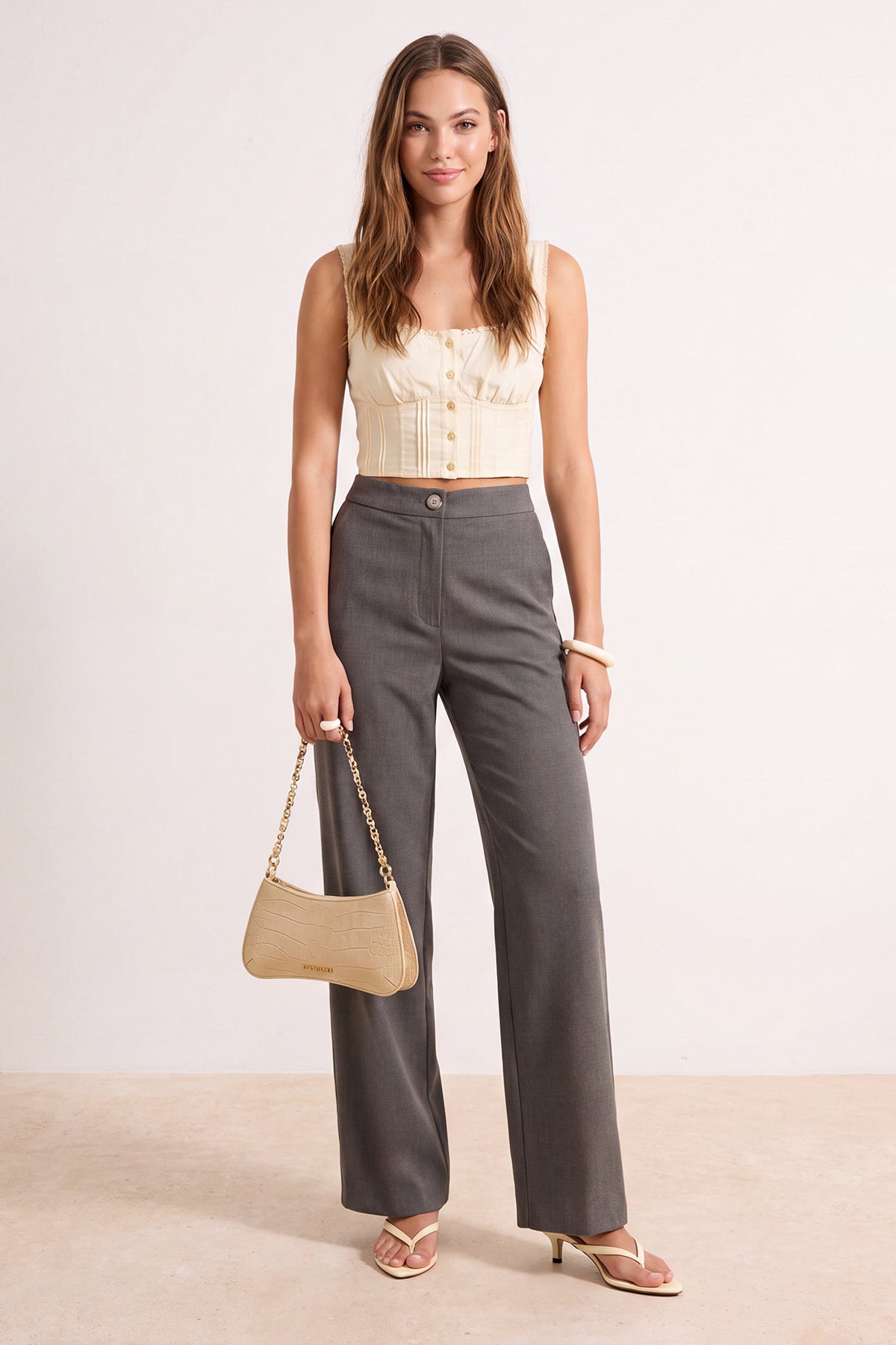 Pantalone TWOAW24PL00227 - siva [djesi-src-84794cc6fb43e5d1894718456f235e8ec81c754deb5de1cd711570964e948a48]