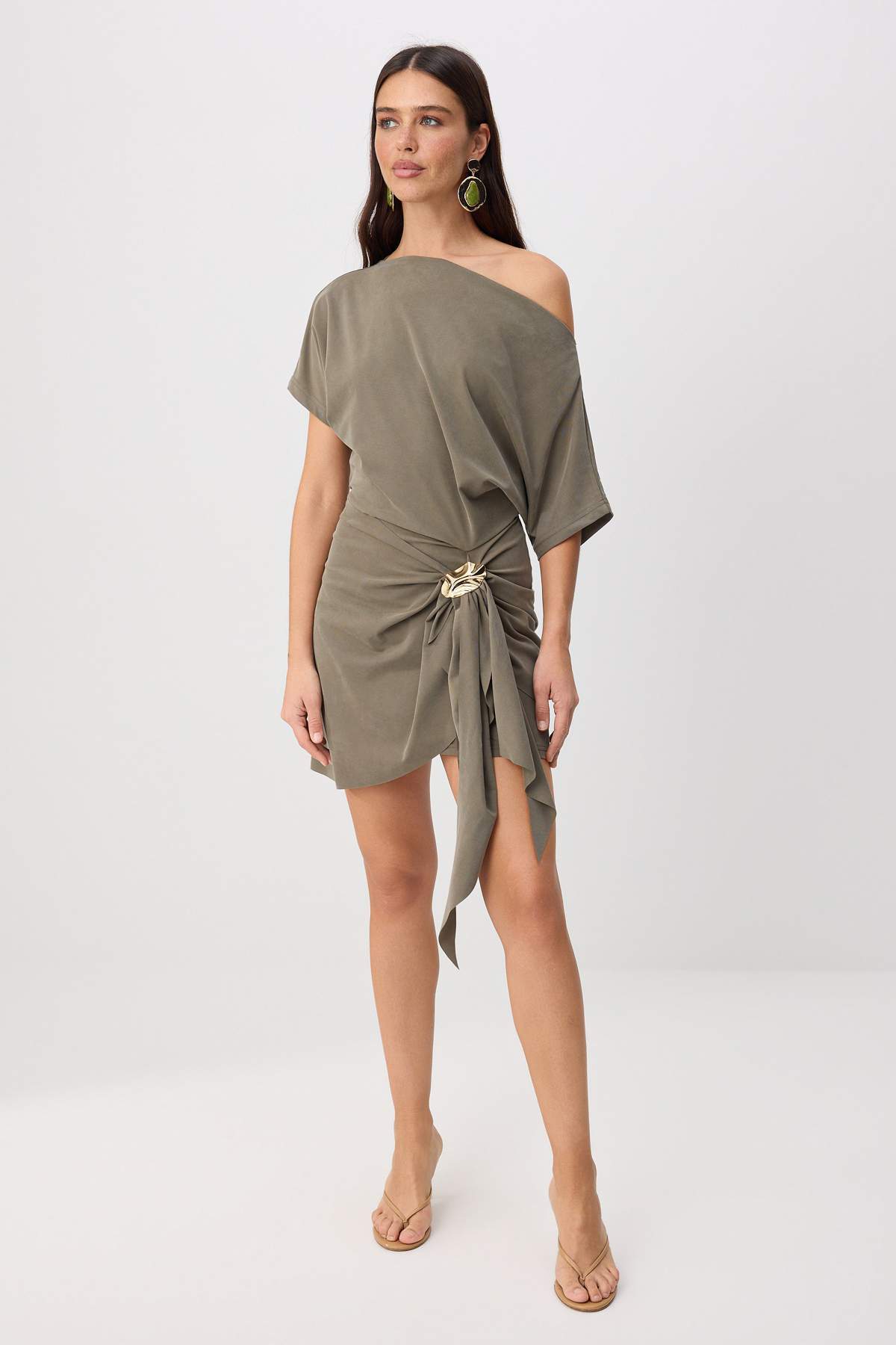 Haljine TWOSS26EL00675 - khaki