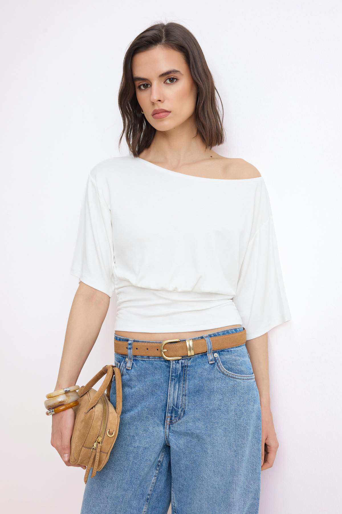 Bluze TWOSS26BZ00097 - ekru