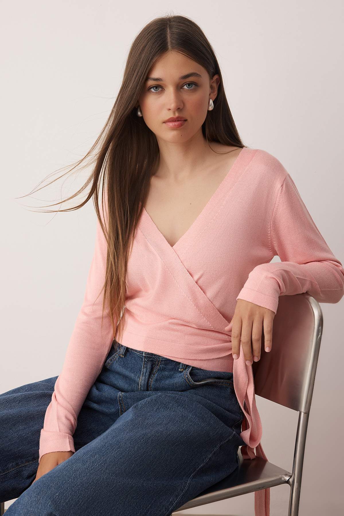 Džemper TWOAW26KZ00106 - roze