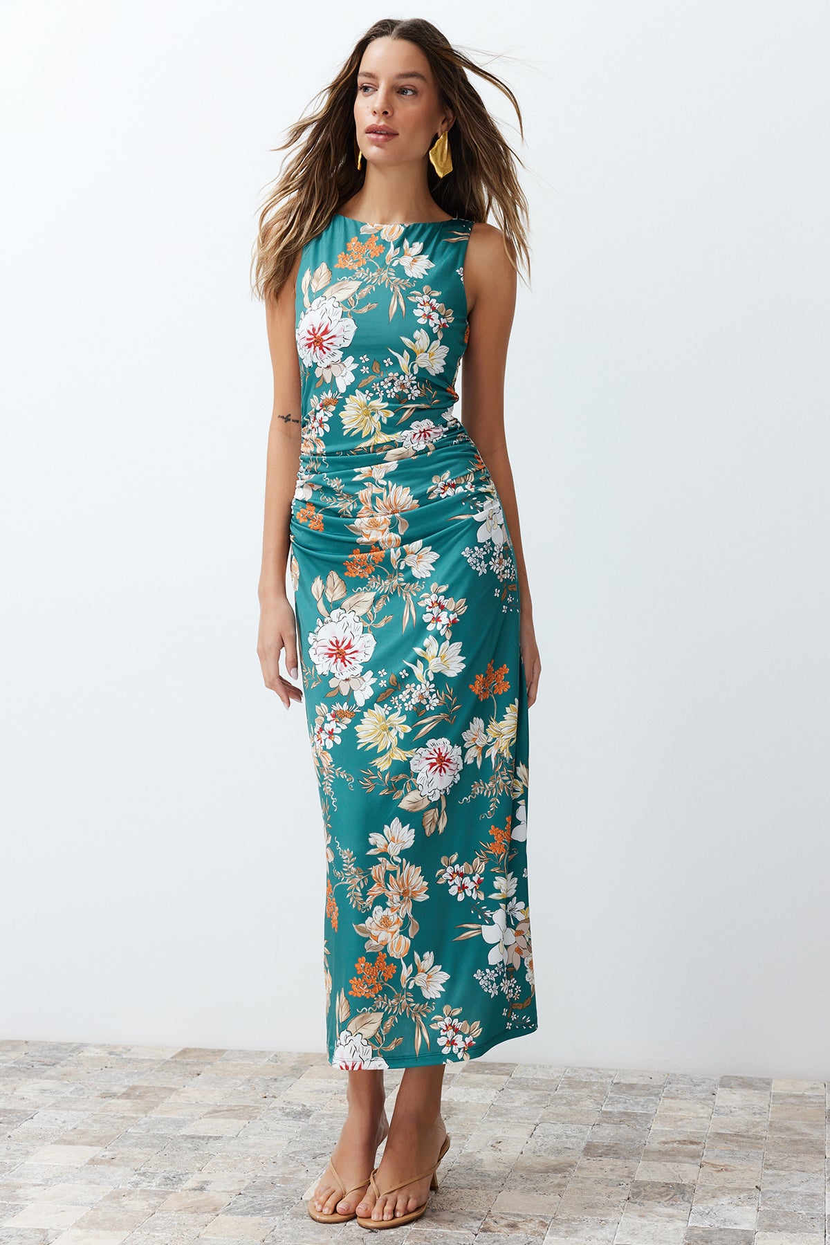 Haljine TWOSS24EL00528 - zelena