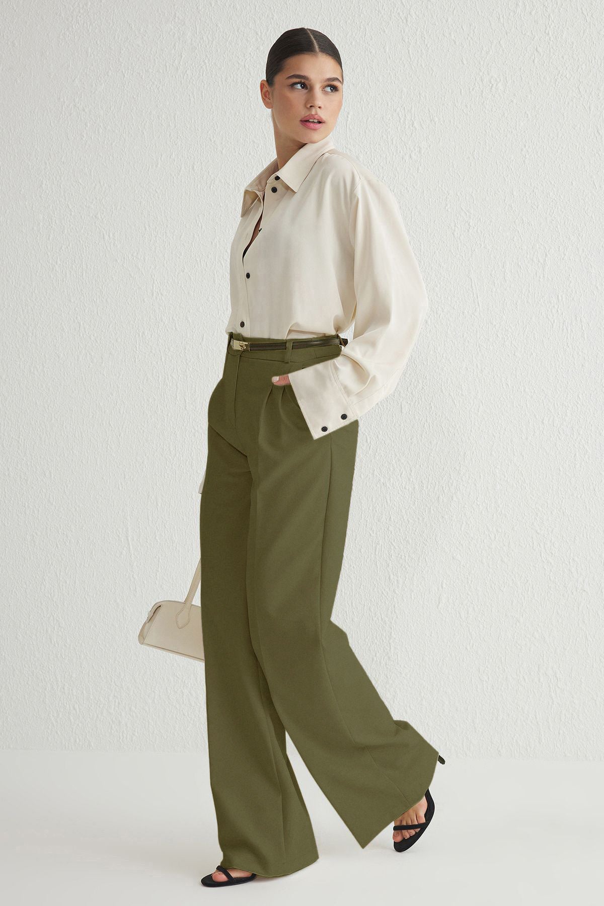 Pantalone TWOAW25PL00109 - khaki [djesi-src-d38baf57252e51b17753e7bbcc9002f2819a5696fcf4bf7c6c1a72908f68d679]