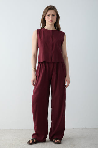 Bluze TWOSS26AU00086 - bordo