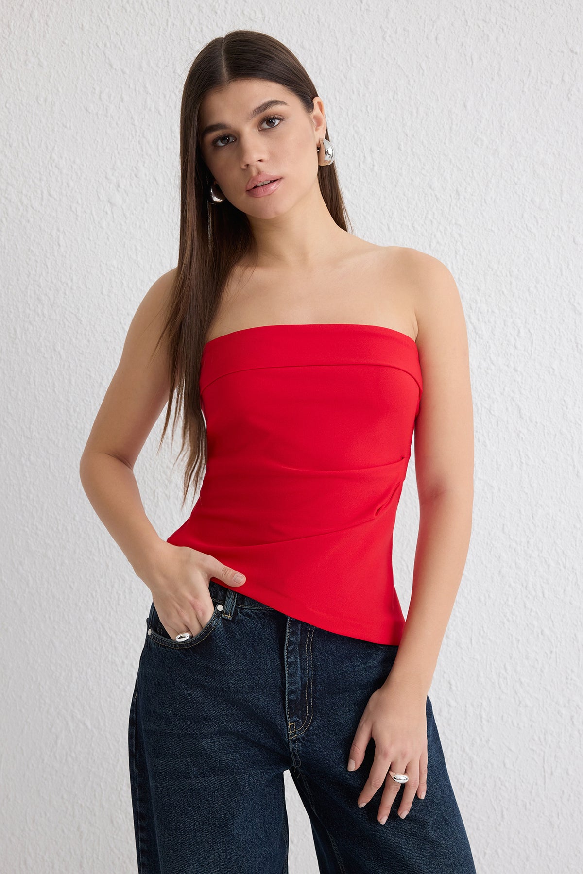 Bluze TWOSS25BZ00172 - crvena
