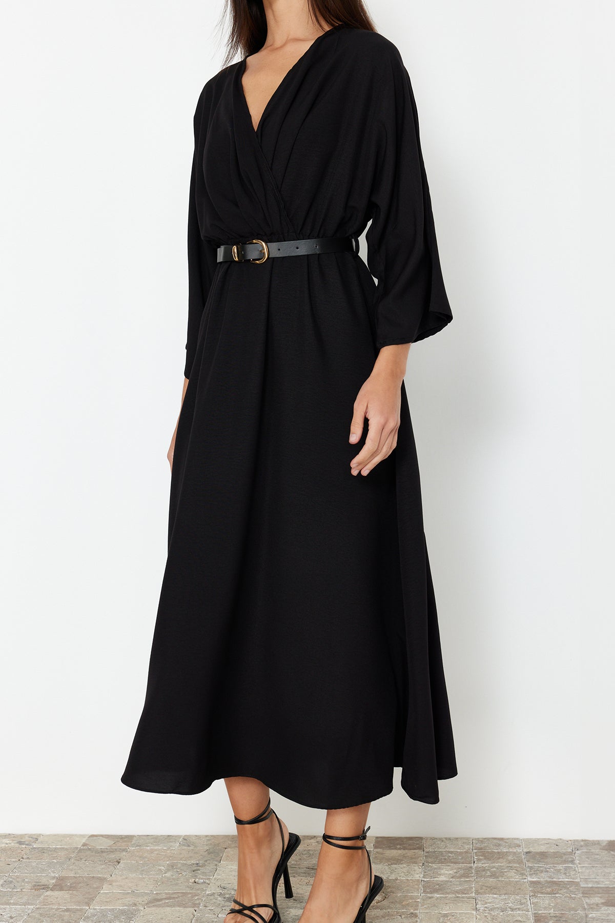 Haljine TWOSS24EL00992 - crna