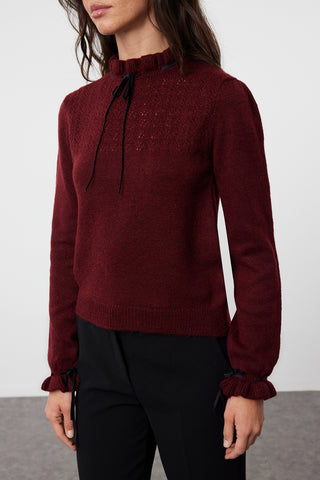 Džemper TWOAW21KZ2355 - bordo