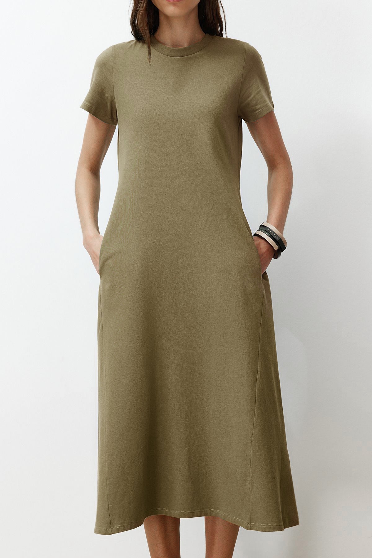 Haljine TWOSS24EL00169 - khaki