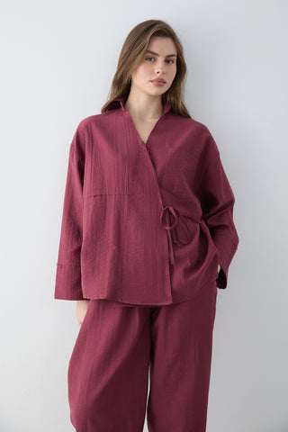 Bluze TWOSS26AU00256 - bordo