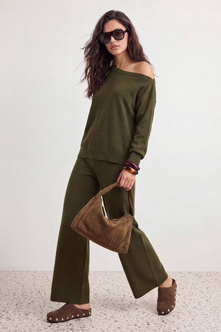 Pantalone TWOAW26AU00043 - khaki
