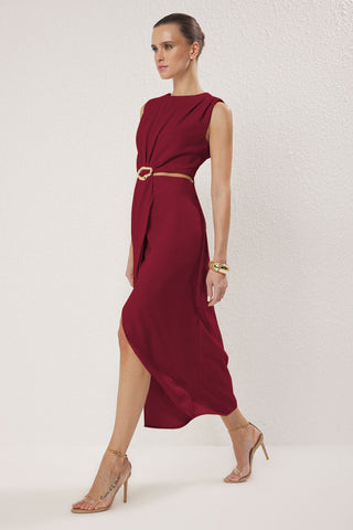 Haljine TWOSS25EL00017 - bordo