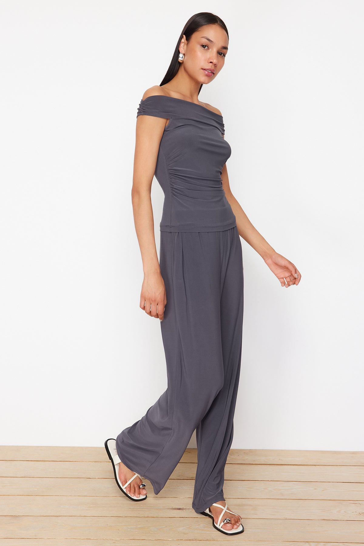 Bluze TWOSS24AU00035 - siva