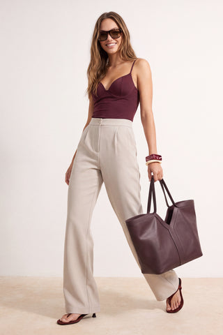 Pantalone TWOAW22PL0139 - bež [djesi-src-efb00d1ef966af3390f53acc8fde380fa2f08382184580067a93e88a0a07d8ed]