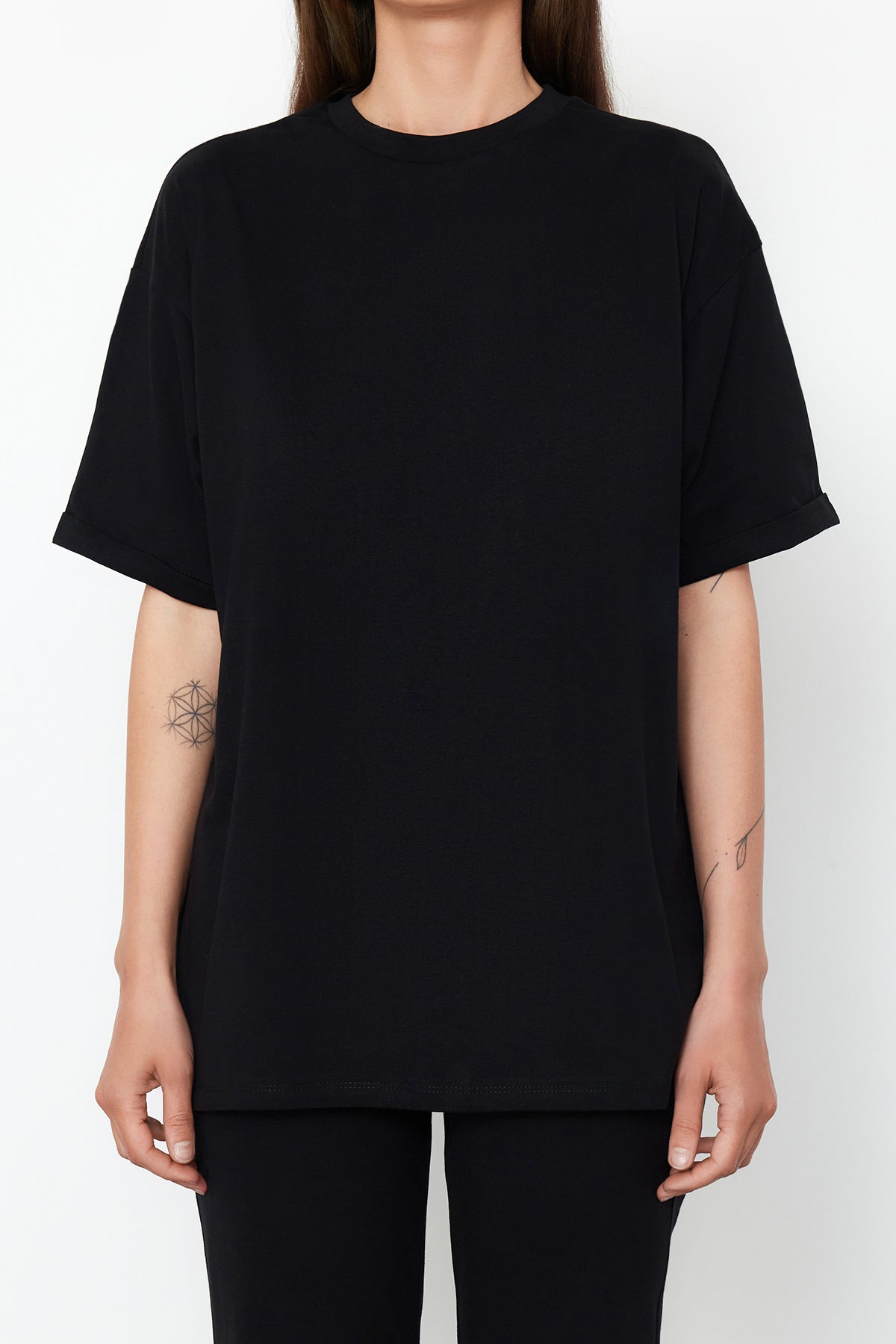 Majice TWOSS24AU00059 - crna