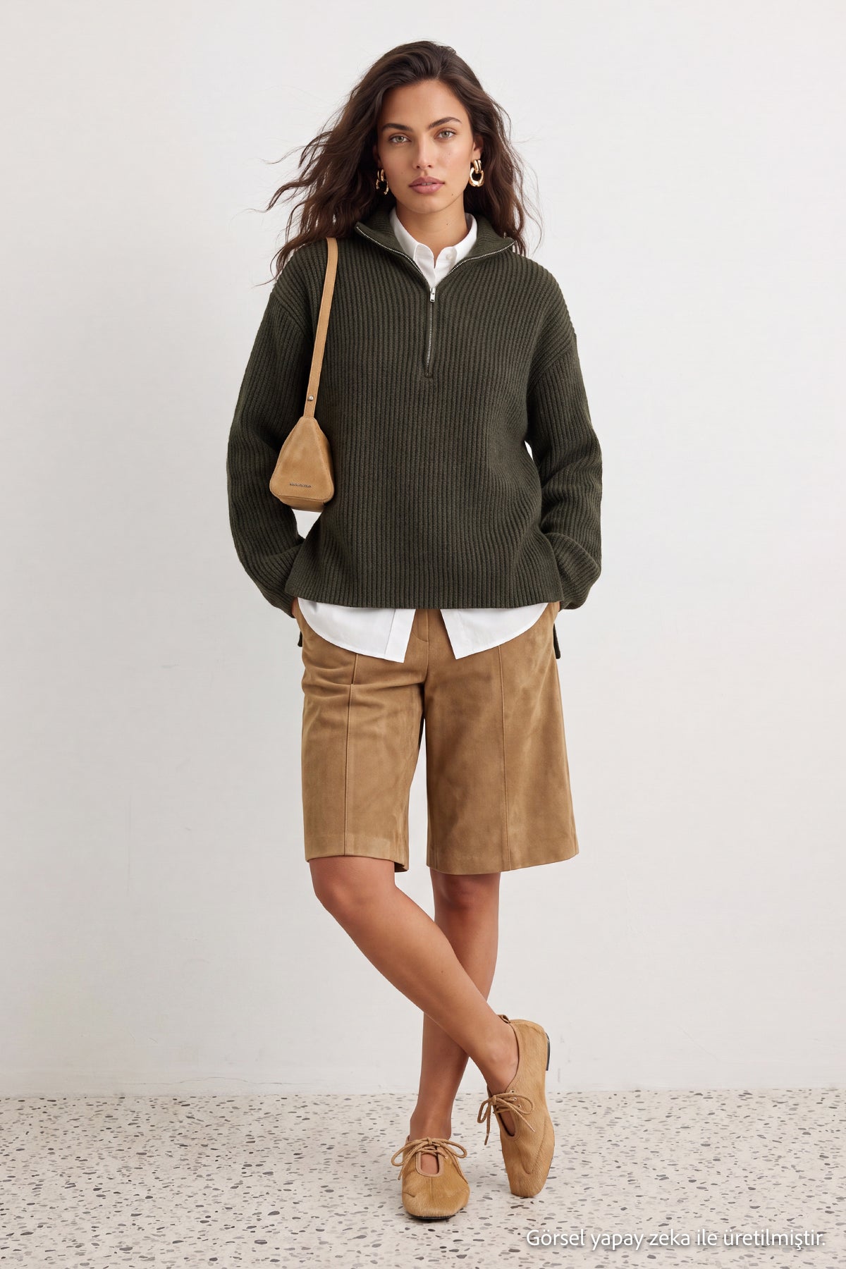 Džemper TWOAW24KZ01119 - khaki