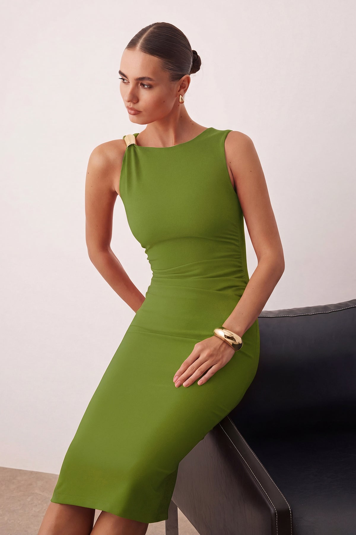 Haljine TWOAW26EL00076 - zelena