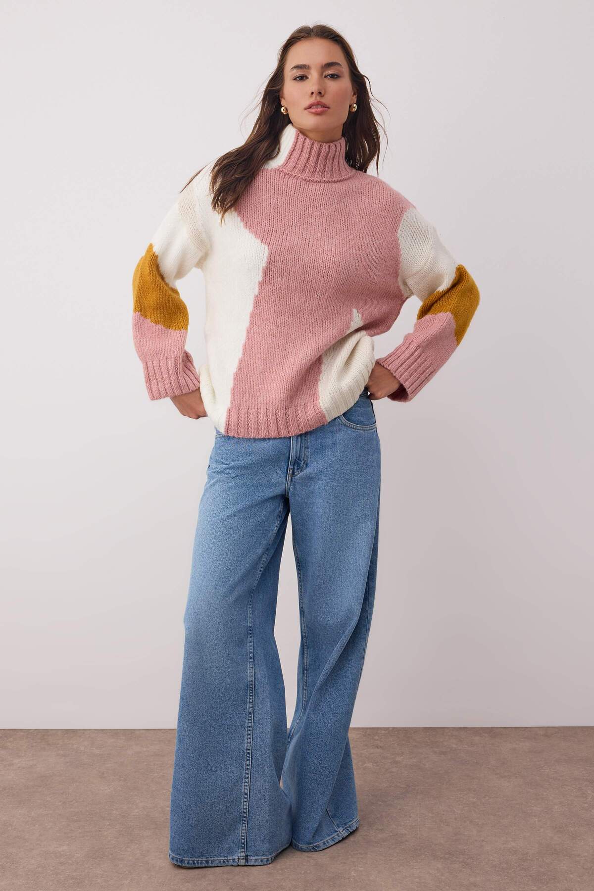 Džemper TWOAW20XS0047 - roze