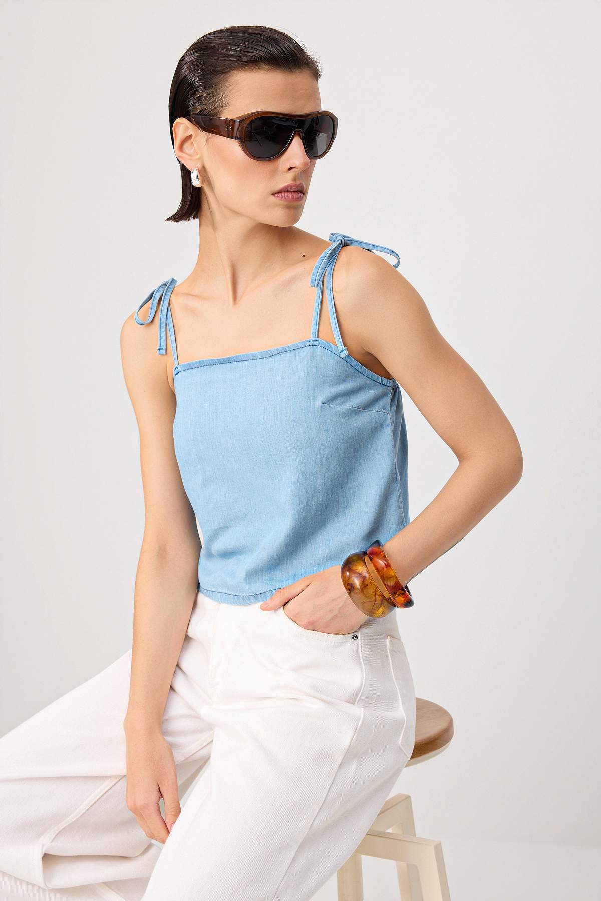 Bluze TWOSS26BZ00934 - plava
