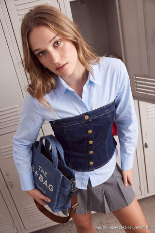 Bluze TWOAW27BZ00036 - plava