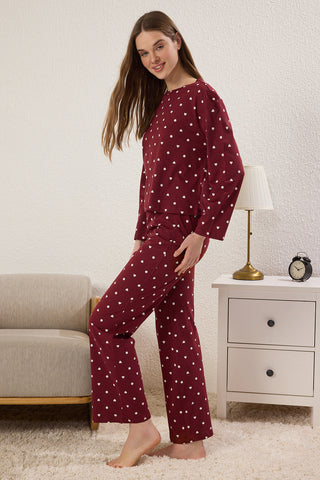 Pidžama THMAW25PT00039 - bordo [djesi-src-a502353dec17bcb9c7959df4847365e77cd8670228b3ee1c65f6d497a0b3b5e3]