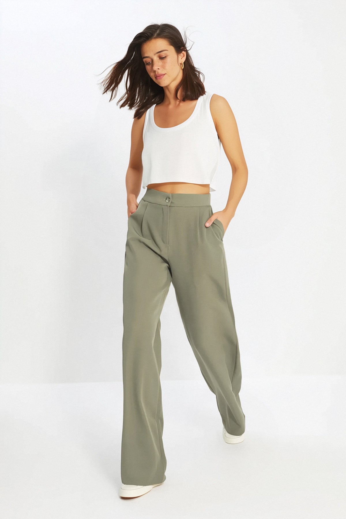 Pantalone TWOAW22PL0139 - khaki [djesi-src-62cfc4879e782a5d3635714432cd3a87d67d00c2c55de6d896bc0358f60f84ff]