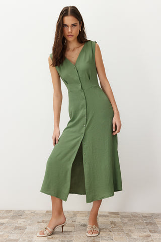 Haljine TWOSS24EL00442 - khaki