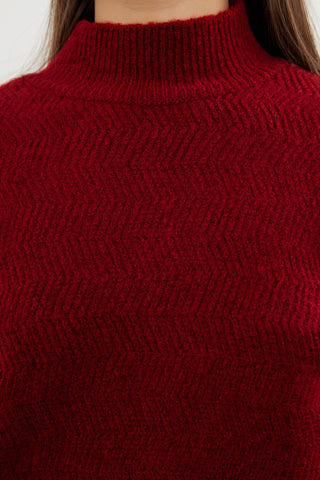 Džemper TWOAW21KZ0204 - bordo