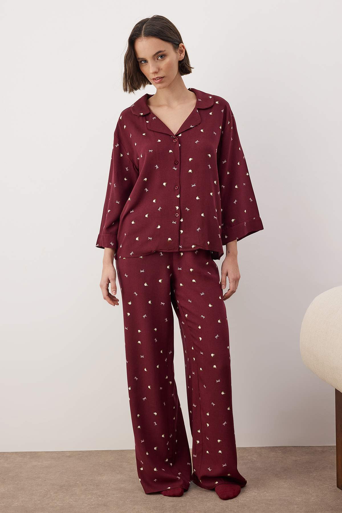 Kosulje THMAW26PT00065 - bordo