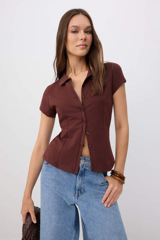 Bluze TWOSS26BZ00188 - braon